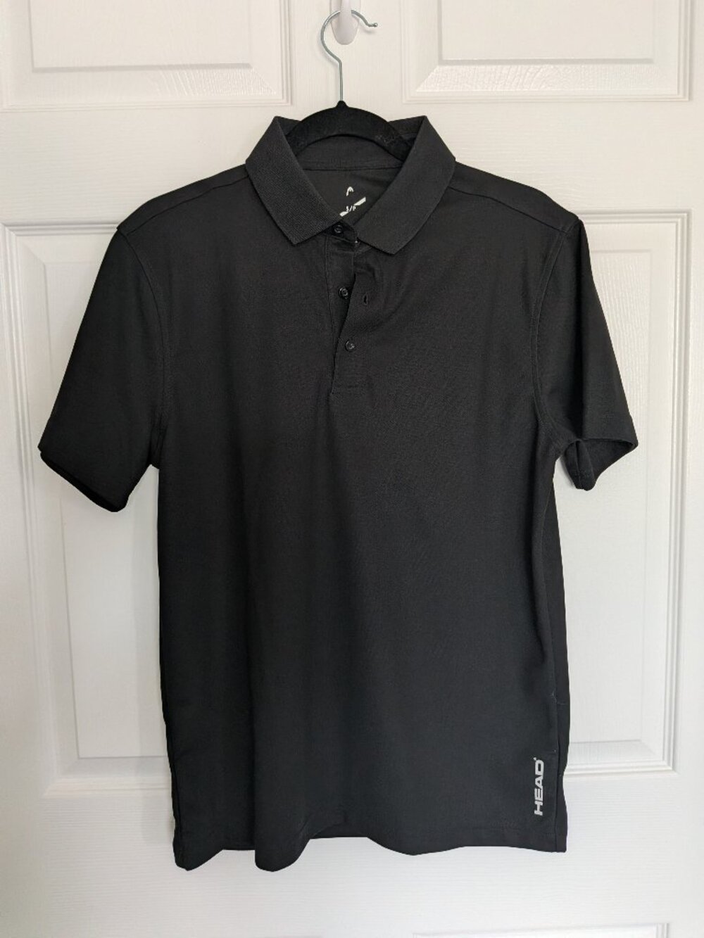 NWT HEAD Mens Black Performance Golf Polo Shirt S